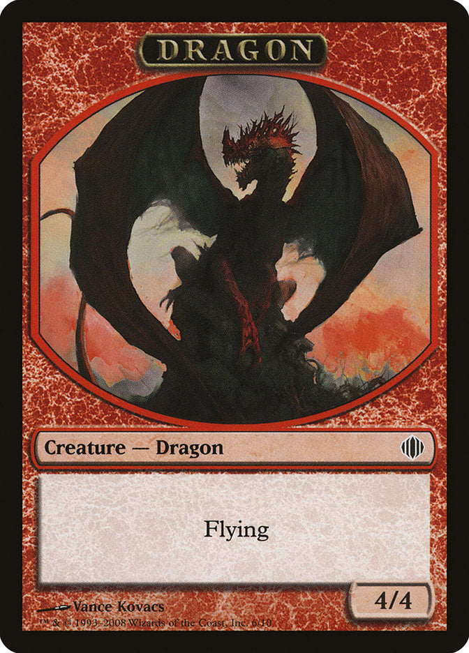 Dragon Token [Shards of Alara Tokens] | Silver Goblin