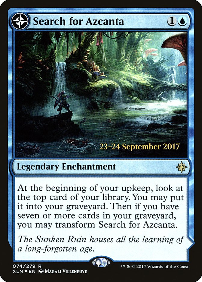 Search for Azcanta // Azcanta, the Sunken Ruin (74s) Foil - Ixalan Promos