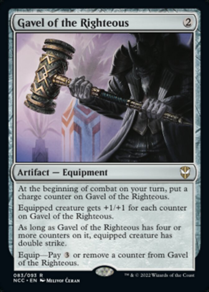 Gavel of the Righteous [Streets of New Capenna Commander] | Silver Goblin