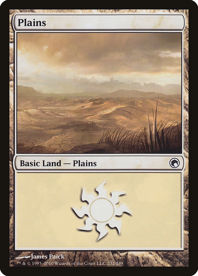 Plains (232) [Scars of Mirrodin] | Silver Goblin