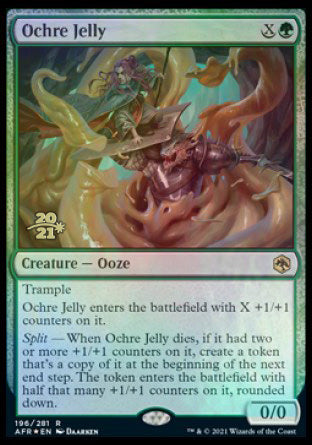 Ochre Jelly [Dungeons & Dragons: Adventures in the Forgotten Realms Prerelease Promos] | Silver Goblin