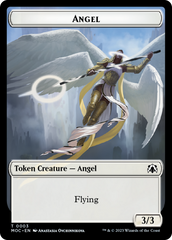 Angel (3) // Demon Double-Sided Token [March of the Machine Commander Tokens] | Silver Goblin