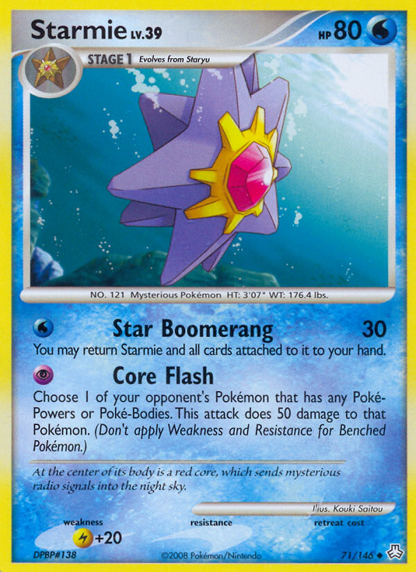 Starmie (71/146) [Diamond & Pearl: Legends Awakened] | Silver Goblin