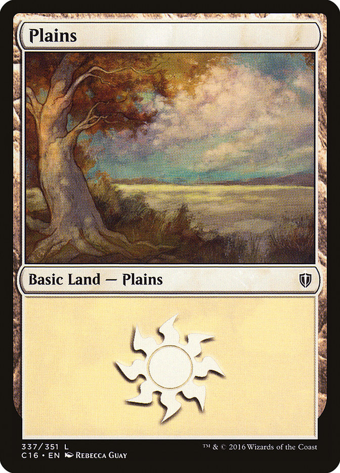 Plains (337) [Commander 2016] | Silver Goblin