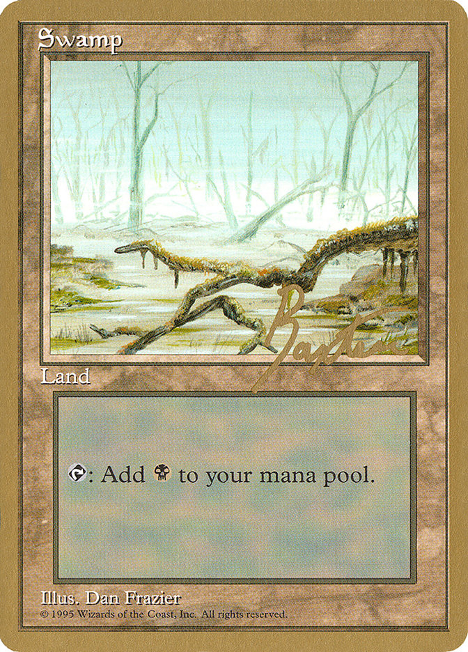 Swamp (gb372) (George Baxter) [Pro Tour Collector Set] | Silver Goblin
