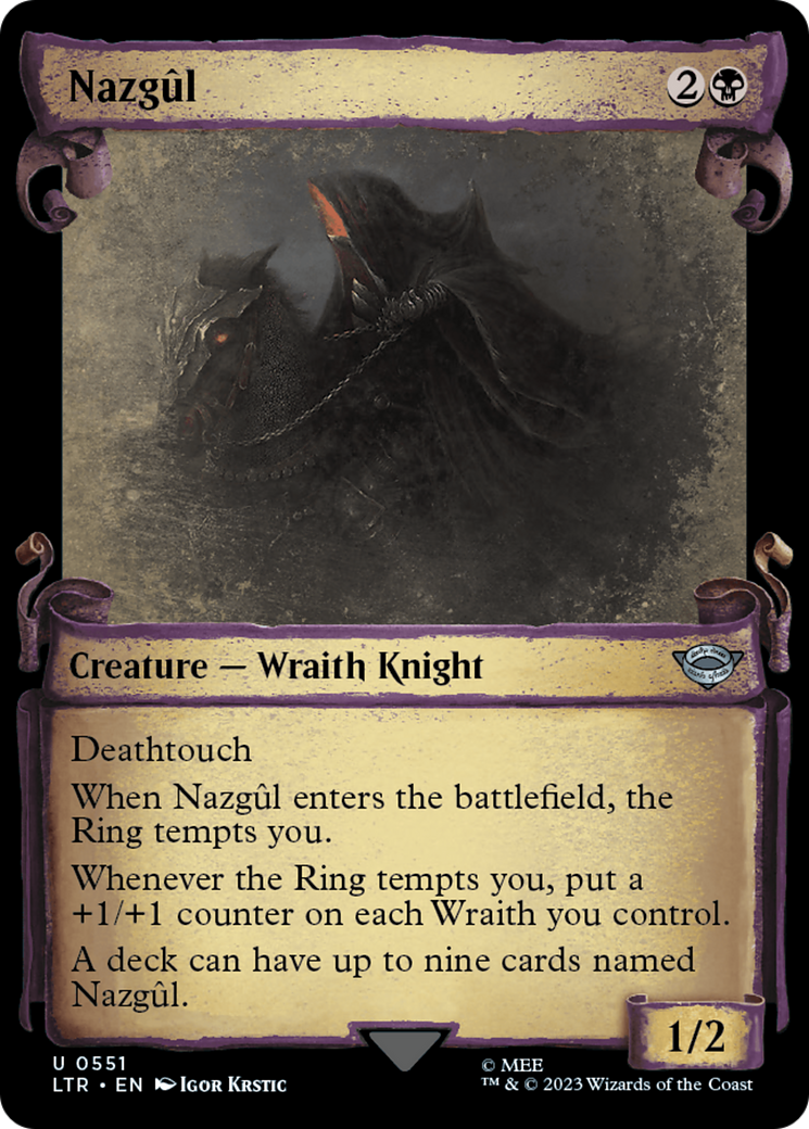 Nazgul (0551) [The Lord of the Rings: Tales of Middle-Earth Showcase Scrolls] | Silver Goblin