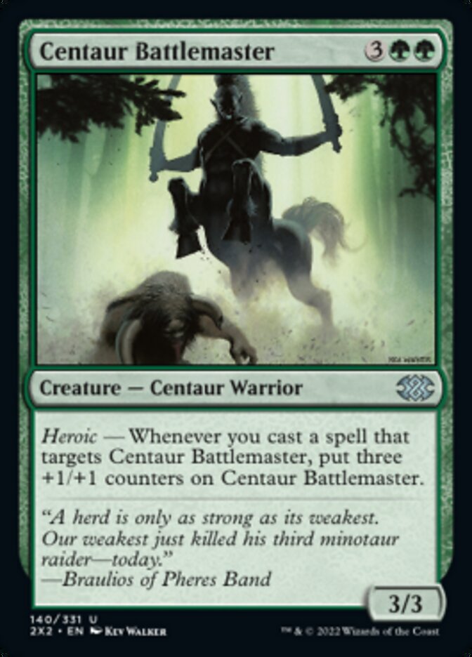 Centaur Battlemaster [Double Masters 2022] | Silver Goblin