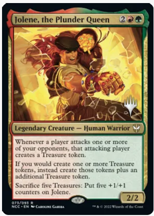 Jolene, the Plunder Queen (Promo Pack) [Streets of New Capenna Commander Promos] | Silver Goblin