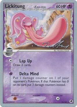 Lickitung (19/101) (Delta Species) (Legendary Ascent - Tom Roos) [World Championships 2007] | Silver Goblin