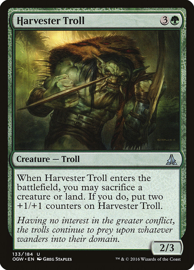 Harvester Troll [Oath of the Gatewatch] | Silver Goblin