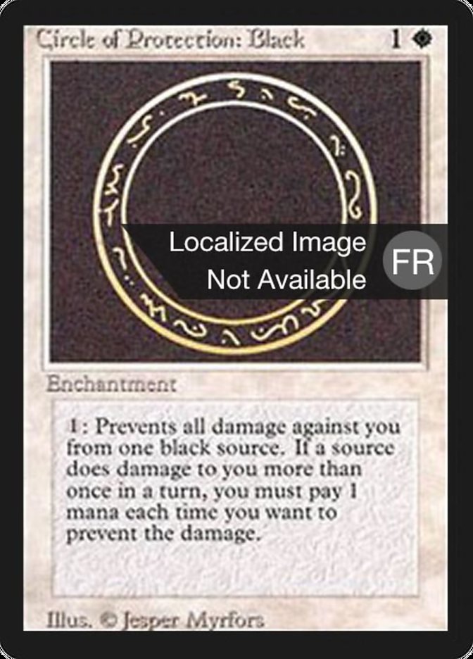 Circle of Protection: Black [Foreign Black Border] | Silver Goblin
