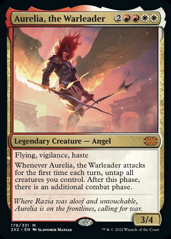 Aurelia, the Warleader [Double Masters 2022] | Silver Goblin