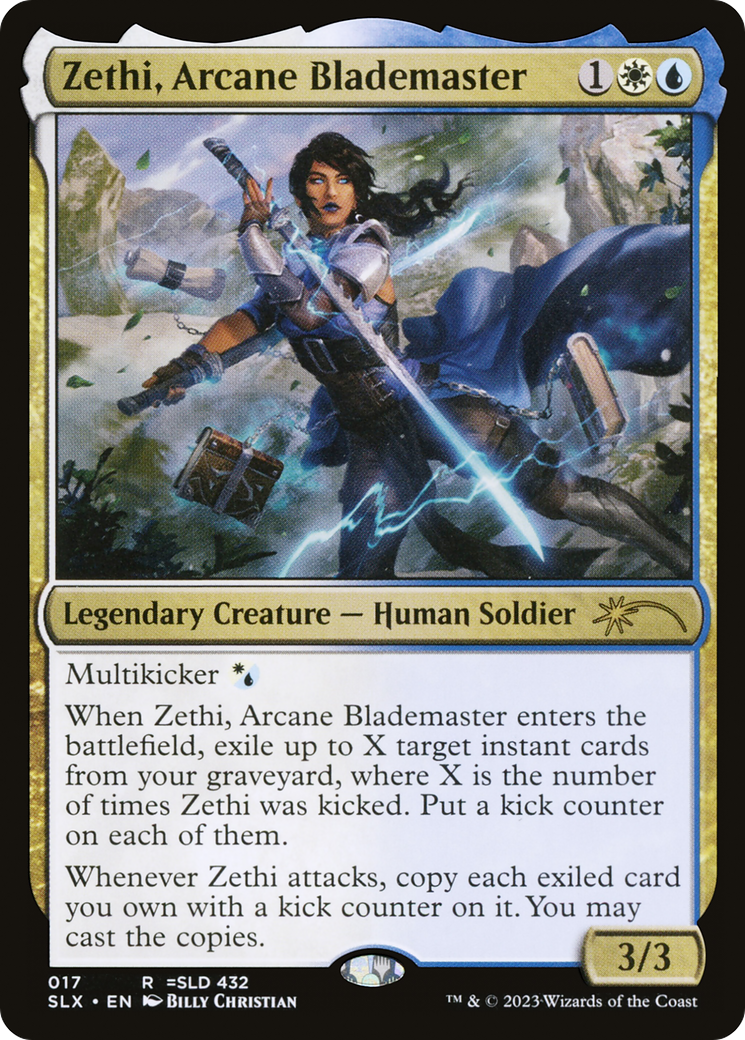 Zethi, Arcane Blademaster [Secret Lair: Universes Within] | Silver Goblin