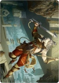 Cliffhaven Sell-Sword Art Card [Zendikar Rising Art Series] | Silver Goblin