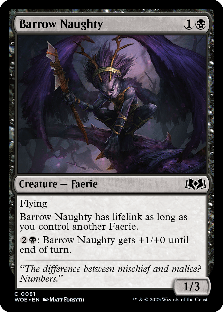 Barrow Naughty [Wilds of Eldraine] | Silver Goblin