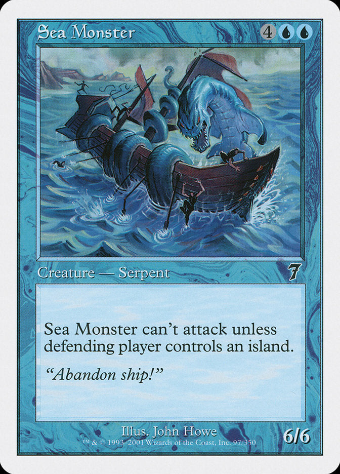 Sea Monster [Seventh Edition] | Silver Goblin