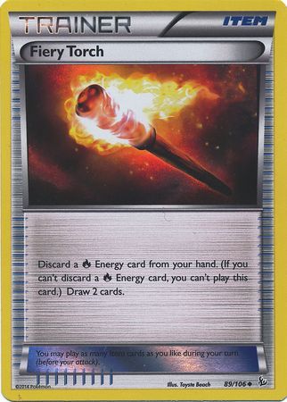 Fiery Torch (89/106) (Sheen Holo Pyroar Collection Exclusive) [XY: Flashfire] | Silver Goblin