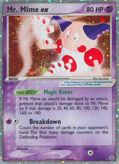Mr. Mime ex (111/112) [EX: FireRed & LeafGreen] | Silver Goblin