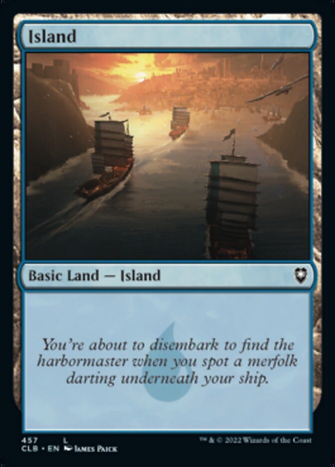 Island (457) [Commander Legends: Battle for Baldur's Gate] | Silver Goblin