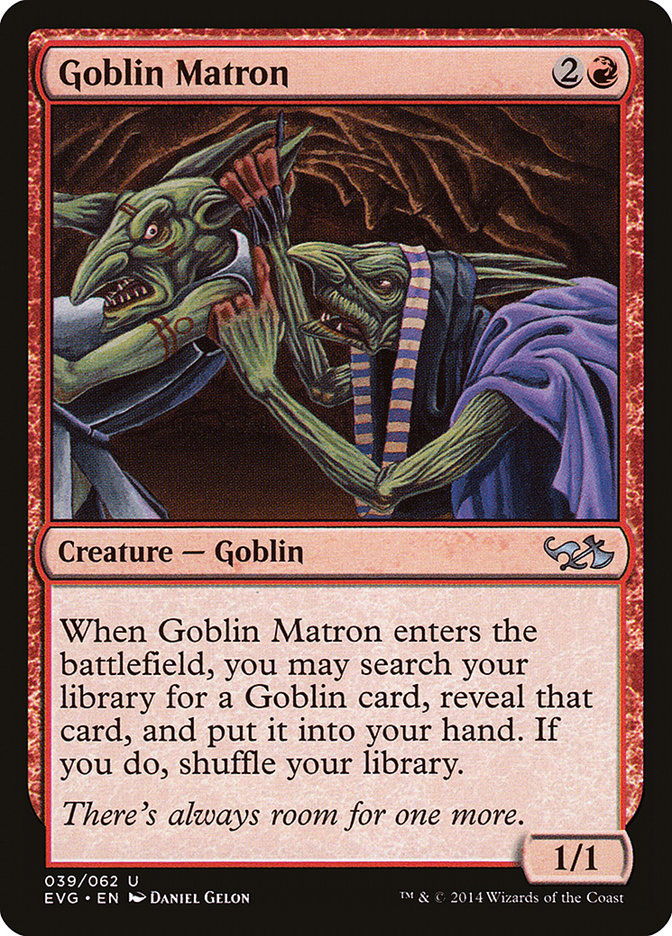 Goblin Matron (Elves vs. Goblins) [Duel Decks Anthology] | Silver Goblin