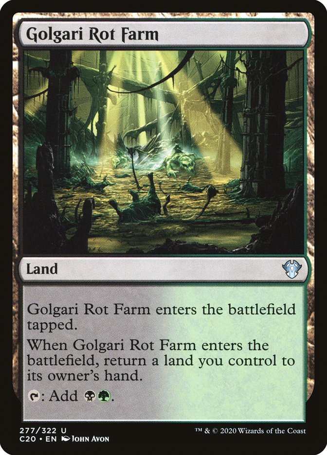 Golgari Rot Farm [Commander 2020] | Silver Goblin