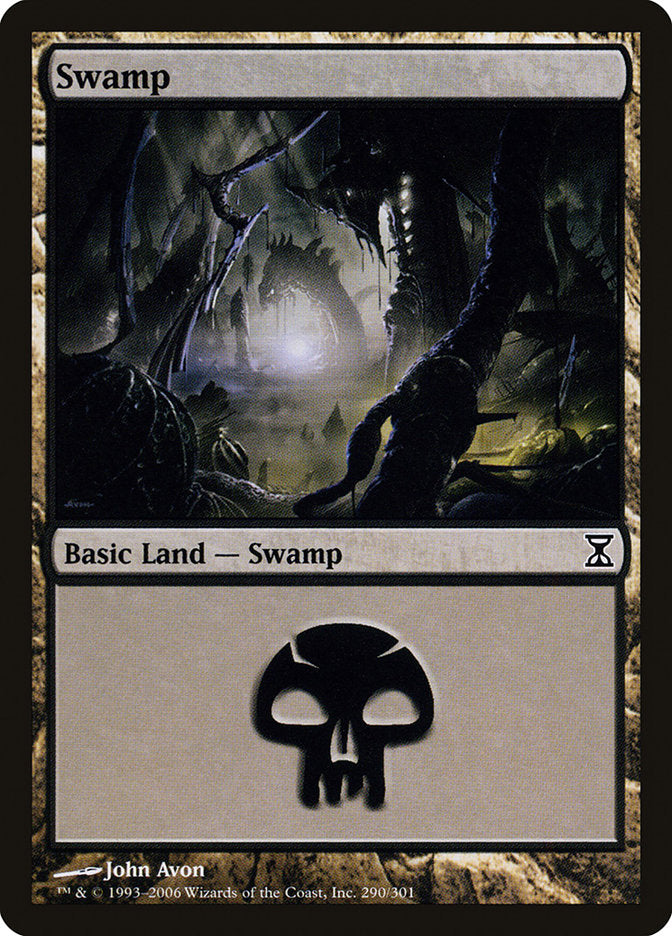 Swamp (290) [Time Spiral] | Silver Goblin