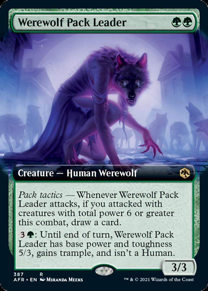 Werewolf Pack Leader (Extended Art) [Dungeons & Dragons: Adventures in the Forgotten Realms] | Silver Goblin