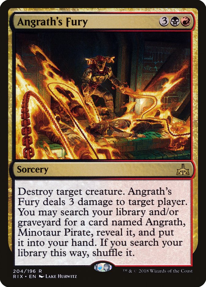 Angrath's Fury [Rivals of Ixalan] | Silver Goblin