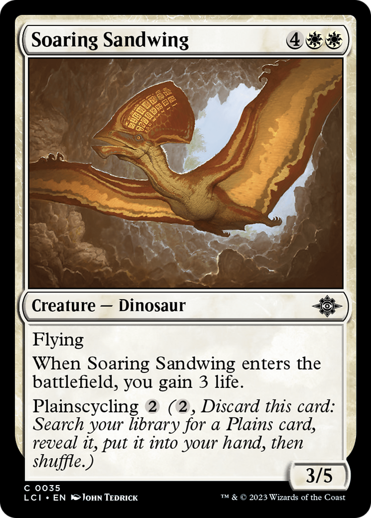 Soaring Sandwing [The Lost Caverns of Ixalan] | Silver Goblin