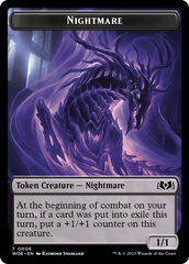 Nightmare // Food (0013) Double-Sided Token [Wilds of Eldraine Tokens] | Silver Goblin