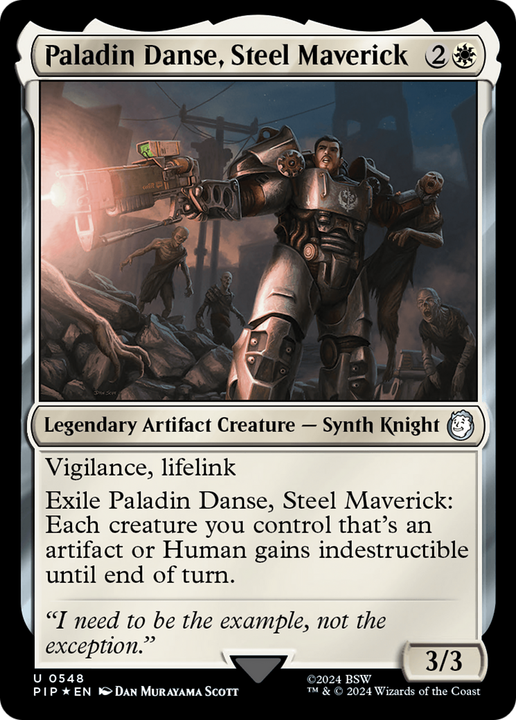Paladin Danse, Steel Maverick (Surge Foil) [Fallout] | Silver Goblin