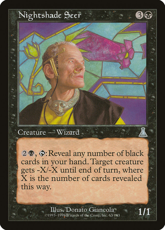 Nightshade Seer [Urza's Destiny] | Silver Goblin