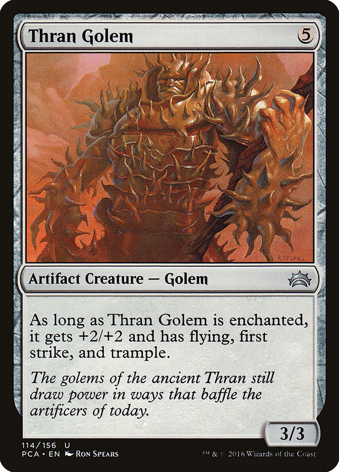 Thran Golem [Planechase Anthology] | Silver Goblin