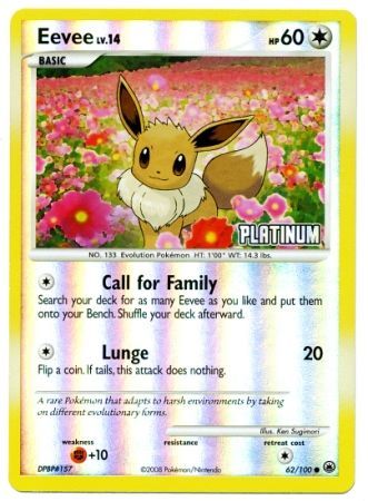 Eevee (62/100) [Burger King Promos: 2009 Collection] | Silver Goblin