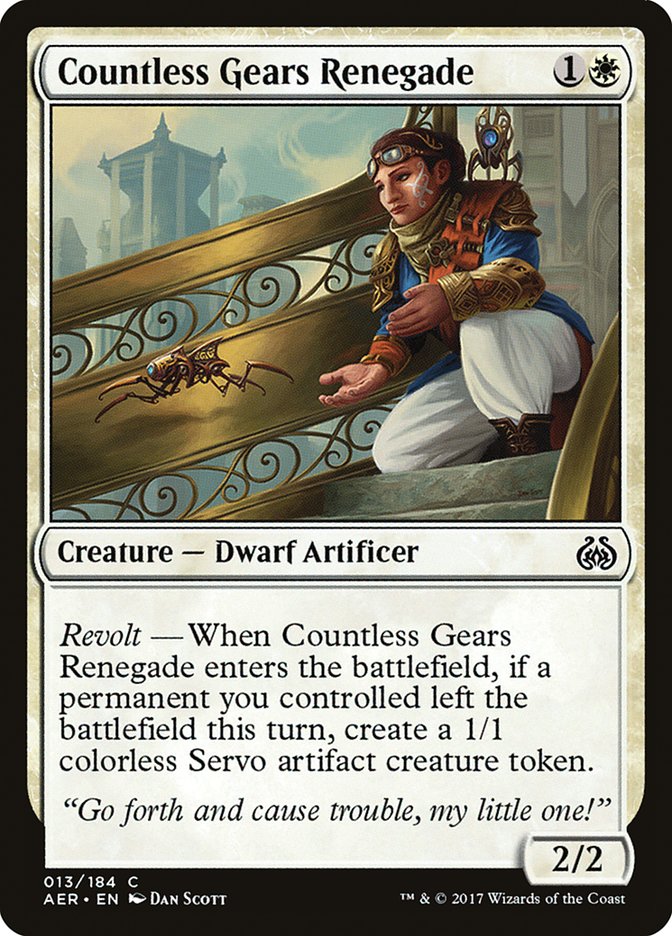 Countless Gears Renegade [Aether Revolt] | Silver Goblin