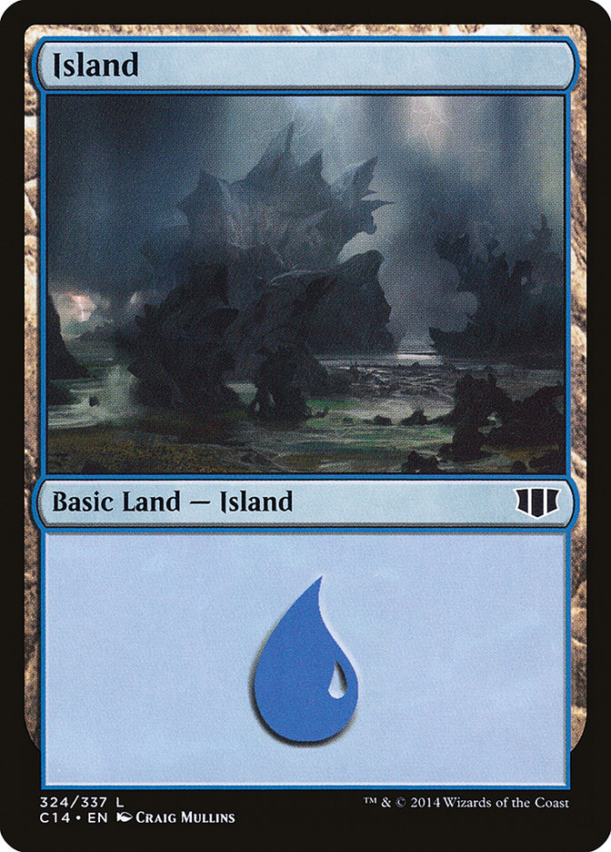 Island (324) [Commander 2014] | Silver Goblin