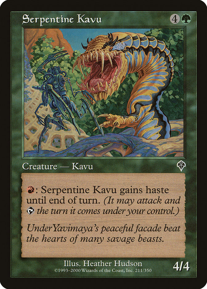 Serpentine Kavu [Invasion] | Silver Goblin
