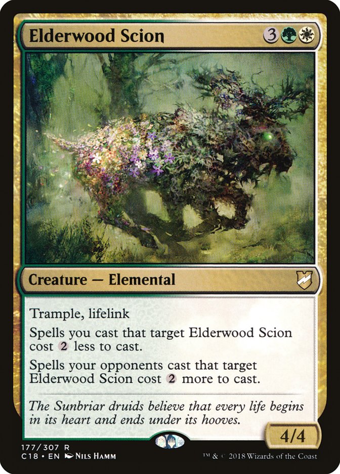 Elderwood Scion [Commander 2018] | Silver Goblin