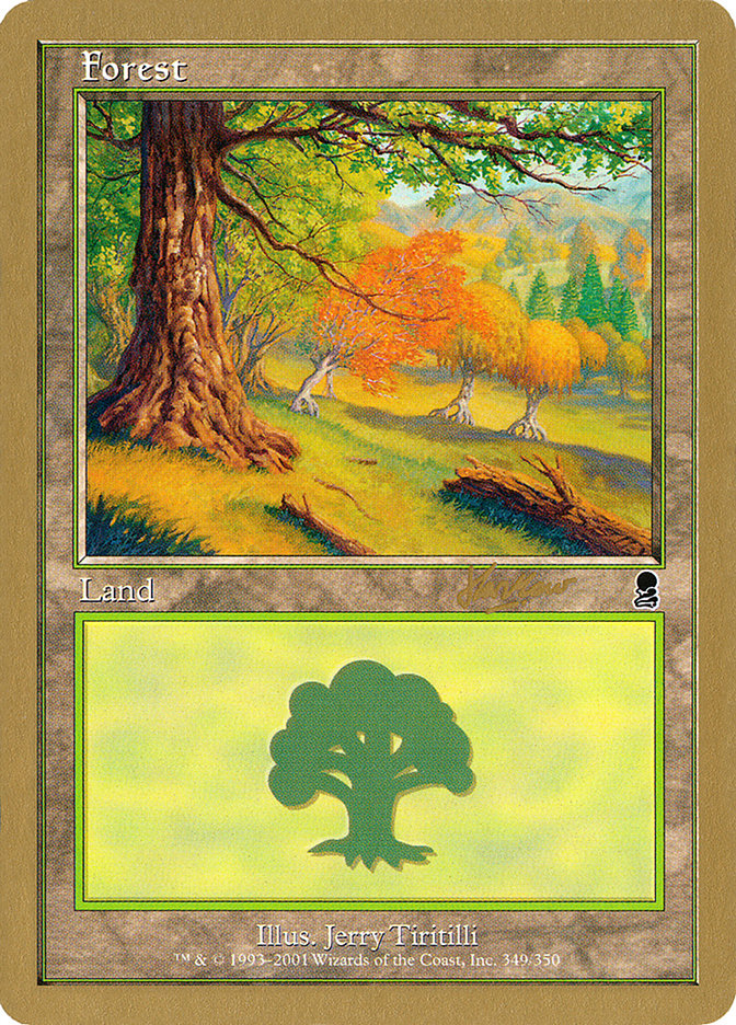 Forest (shh349) (Sim Han How) [World Championship Decks 2002] | Silver Goblin