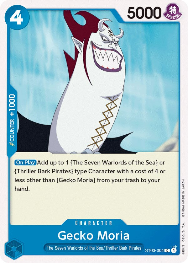 Gecko Moria [Starter Deck: The Seven Warlords of The Sea] | Silver Goblin