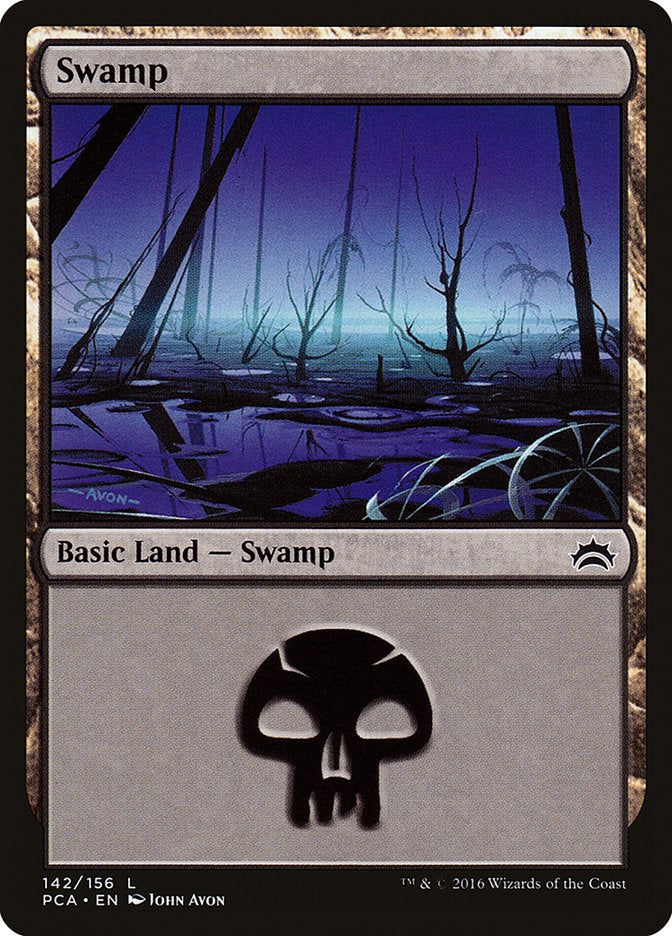 Swamp (142) [Planechase Anthology] | Silver Goblin