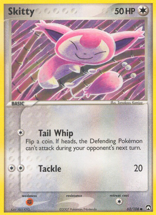 Skitty (62/108) [EX: Power Keepers] | Silver Goblin