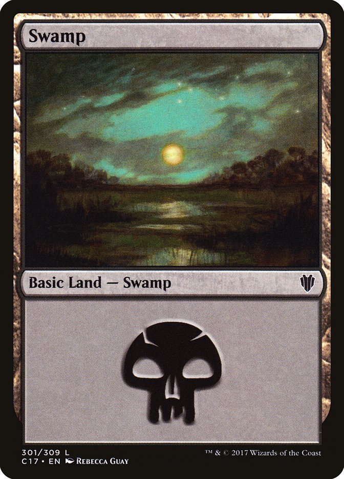 Swamp (301) [Commander 2017] | Silver Goblin