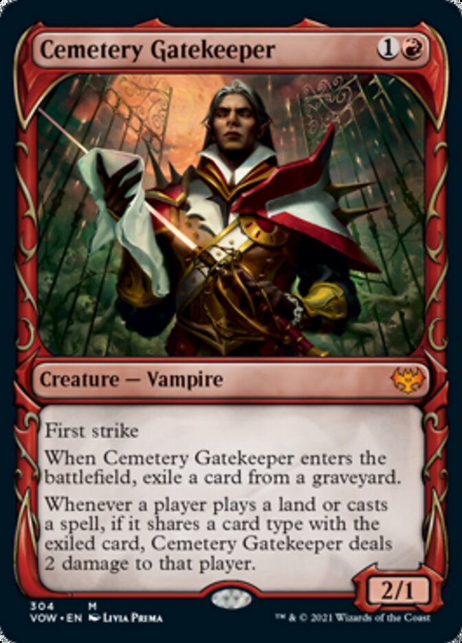 Cemetery Gatekeeper (Showcase Fang Frame) [Innistrad: Crimson Vow] | Silver Goblin