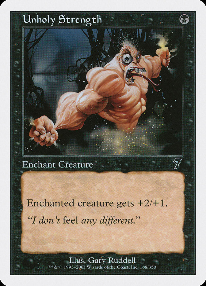 Unholy Strength [Seventh Edition]-MTG Single-Silver Goblin