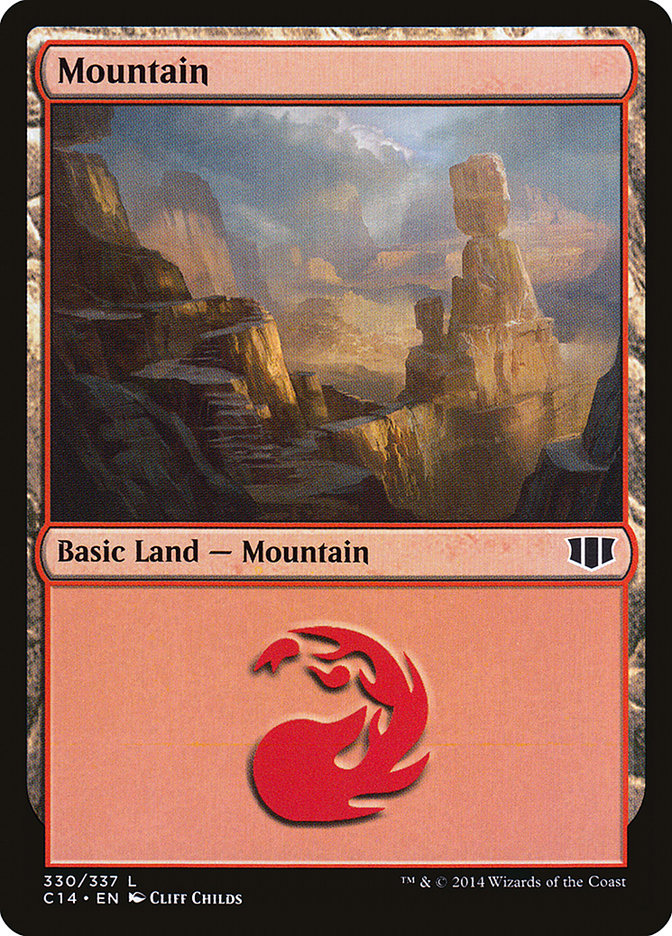 Mountain (330) [Commander 2014] | Silver Goblin