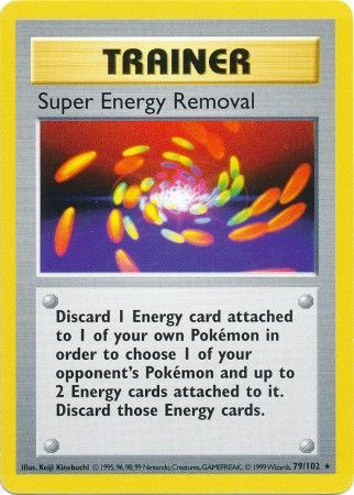 Super Energy Removal (79/102) [Base Set Shadowless Unlimited] | Silver Goblin