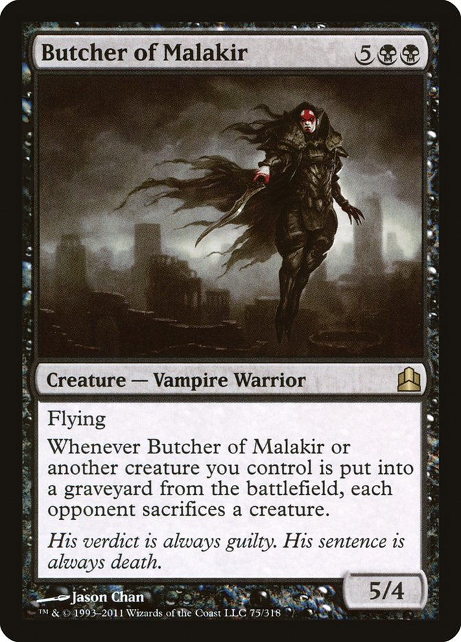 Butcher of Malakir [Commander 2011] | Silver Goblin
