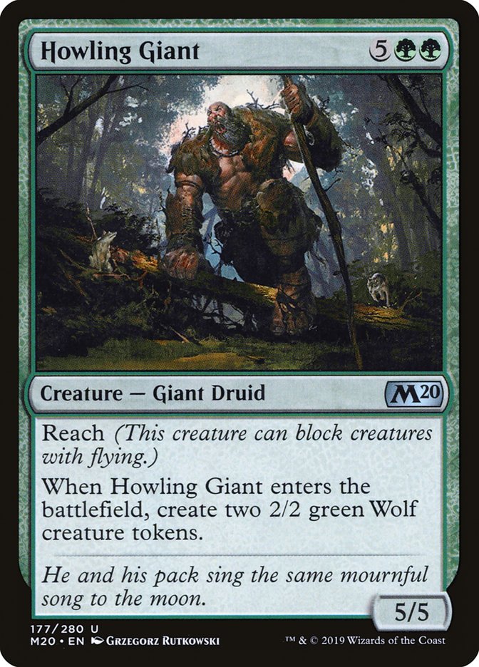 Howling Giant [Core Set 2020] | Silver Goblin
