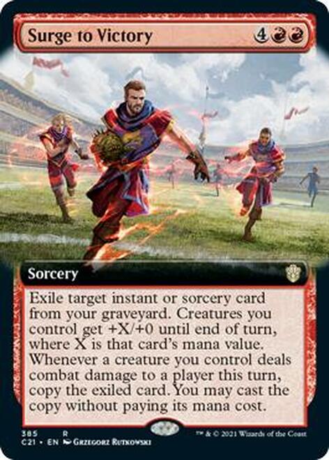 Surge to Victory (Extended Art) [Commander 2021] | Silver Goblin